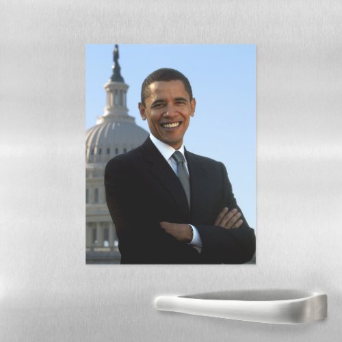 Senator Portrait American President Barack Obama Magnetic Dry Erase Sheet