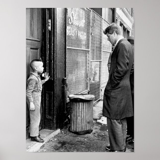 Senator Robert Kennedy Talking About Education Poster (Front)