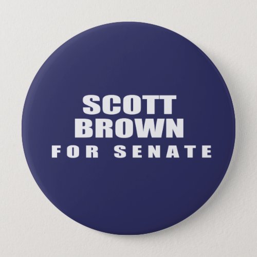 SENATOR SCOTT BROWN BUTTON