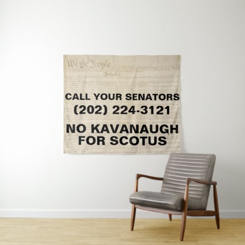 Senators No Kavanaugh for SCOTUS Selfie Backdrop