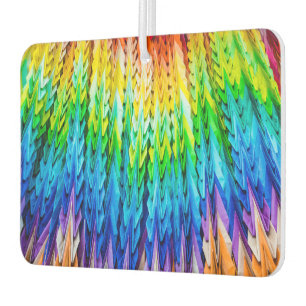 Senbazuru or one thousand origami cranes air freshener