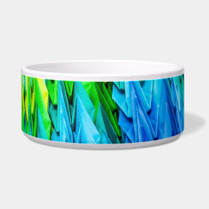 Senbazuru or one thousand origami cranes bowl