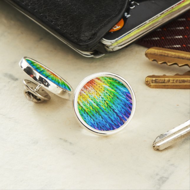 Senbazuru or one thousand origami cranes lapel pin (In Situ)