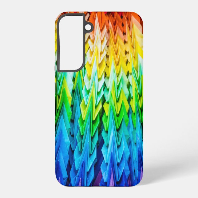 Senbazuru or one thousand origami cranes samsung galaxy case (Back)