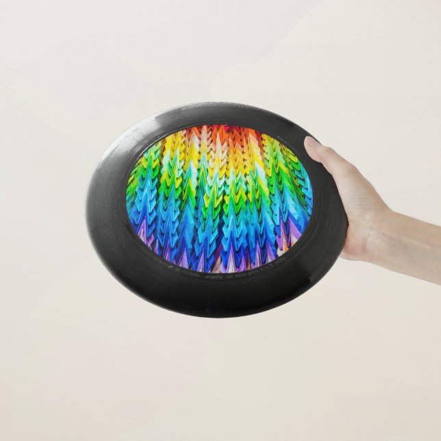 Senbazuru or one thousand origami cranes Wham-O frisbee (In Hand)
