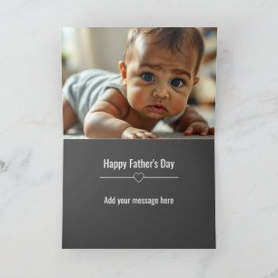 Send a Custom Photo Fathers Day Card