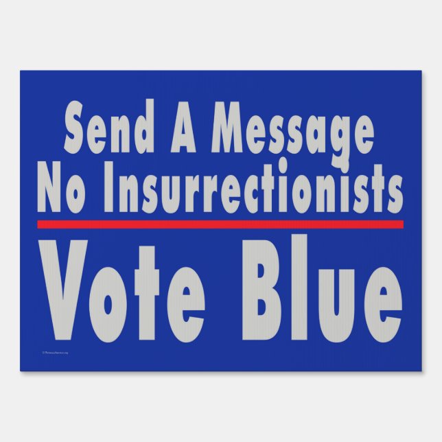 'Send A Message' Double-sided Yard Sign (Front)