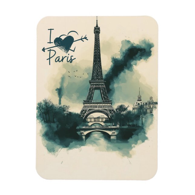 Send a Piece of Paris with You - Eiffel Tower Magnet (Vertical)