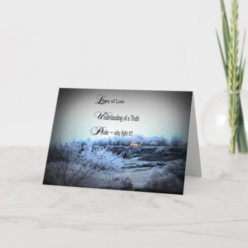 Send a Poem Litany of Love Greeting Card