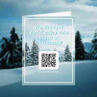 Send a Video by QR Code on a Christmas Card