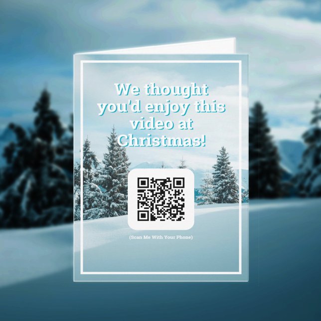 Send a Video by QR Code on a Christmas Card (Creator Uploaded)