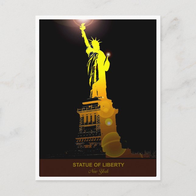 Send Freedom: The Statue of Liberty Postcard (Front)