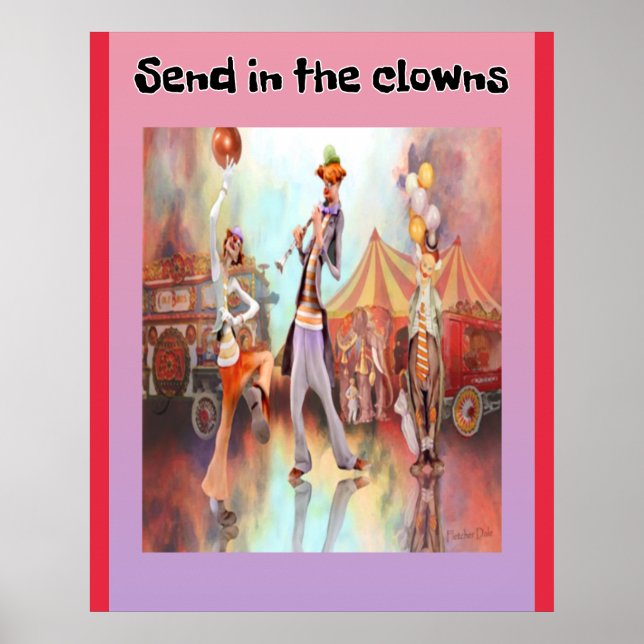 Send in the Clowns Poster (Front)