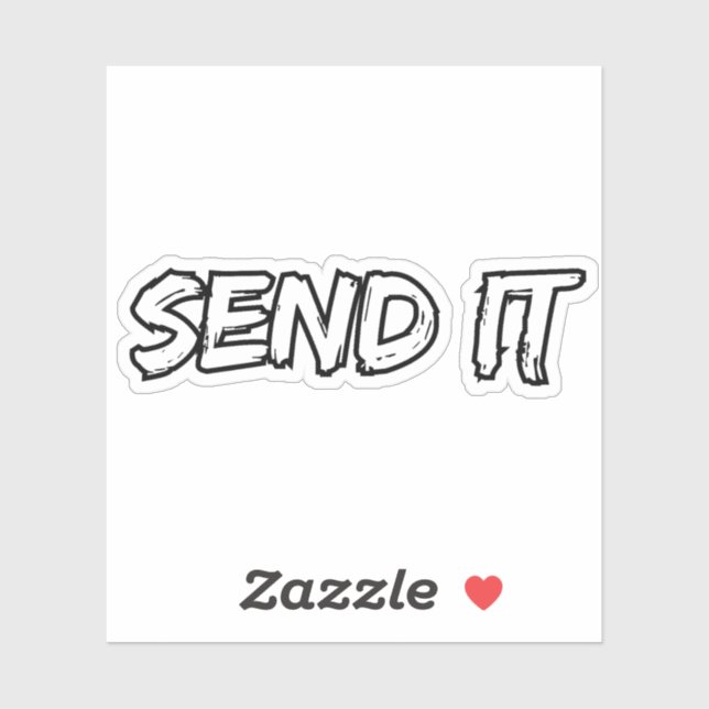 Send It Disc Golf Sticker (Sheet)