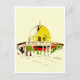 Send Jerusalem's Glory: Dome of the Rock Postcard