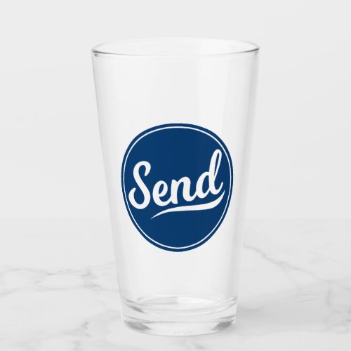 Send Logo Glass