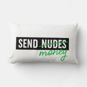 Send Money Lumbar Pillow