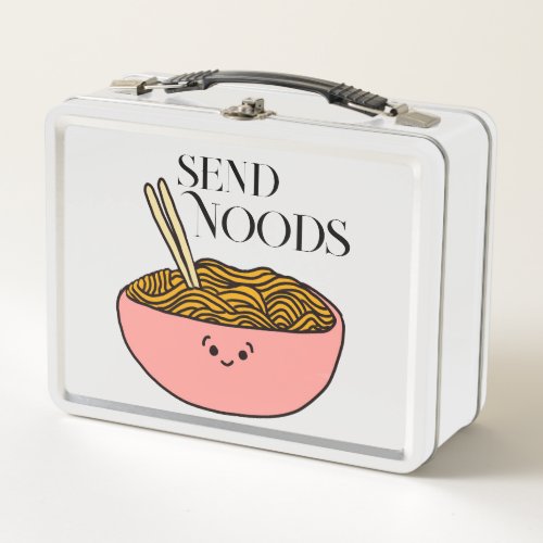 Send Noods  Metal Lunch Box