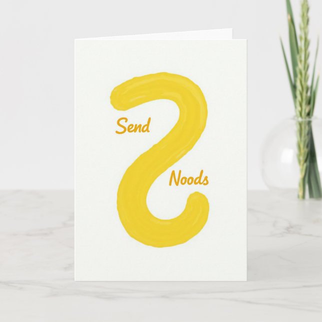 Send Noods Pun Card (Front)