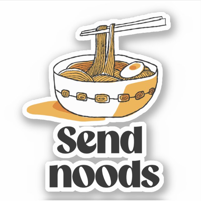 Send noods sticker (Front)