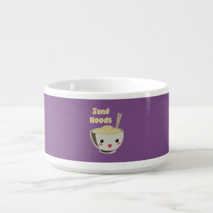 Send Noods Vintage Ramen Japanese Noodle Soup Bowl