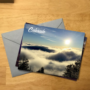 Send someone a view above the clouds from Colorado Postcard