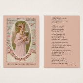 Send Your Guardian Angel to Mass Holy Card (Front & Back)
