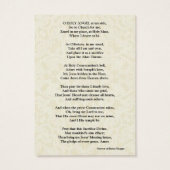 Send Your Guardian Angel to Mass Holy Card (Back)