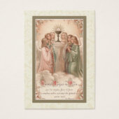 Send Your Guardian Angel to Mass Holy Card (Front)