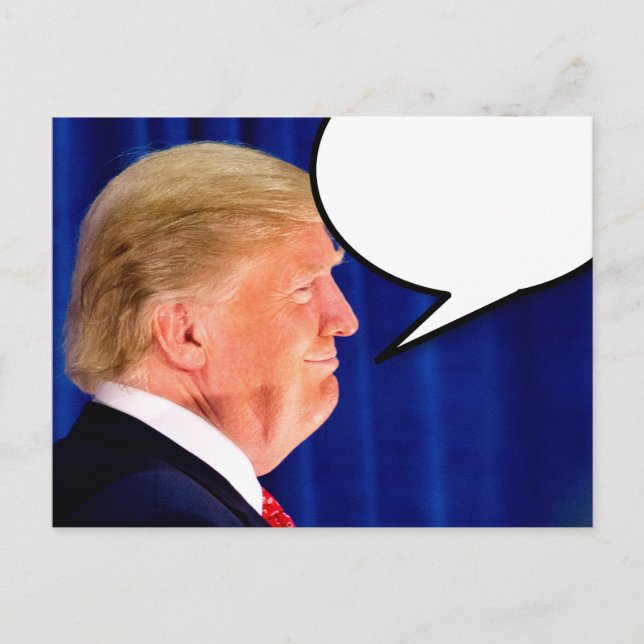 Send your Own Message #TheIdesOfTrump Postcard (Front)