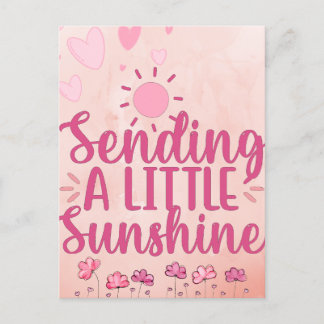 Sending A little Sunshine Post Card
