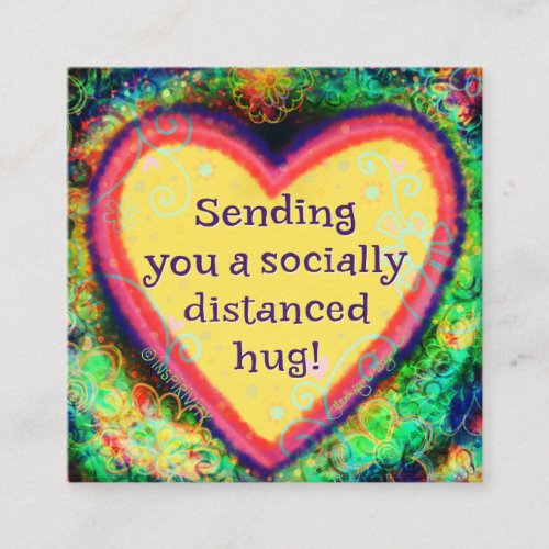 Sending a Safe Hug Inspirivity kindness cards
