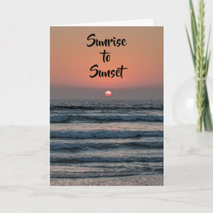 SENDING "BIRTHDAY" WISHES FROM THE "BEACH CARD