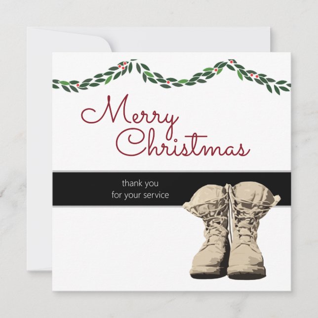 Sending Christmas Cards Soldiers (Front)