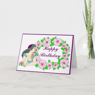 Sending Flowers Card