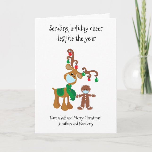 Sending Holiday Cheer Despite the Year 2021 Card (Front)