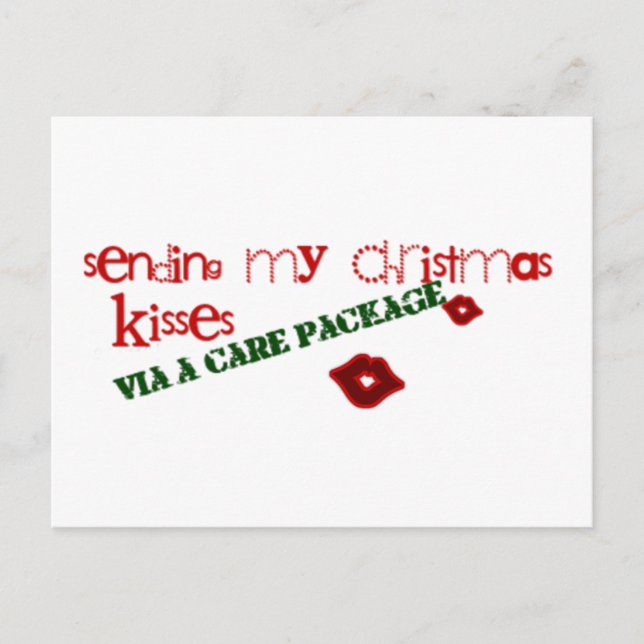 Sending Kisses Postcard (Front)