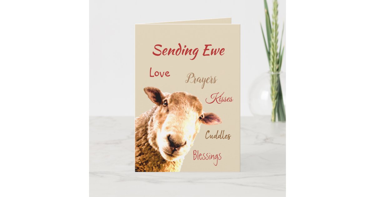 Sending Love Hugs Kisses Prayers Blessings Thank You Card Zazzle Com