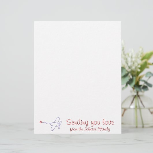 Sending love letter (Standing Front)