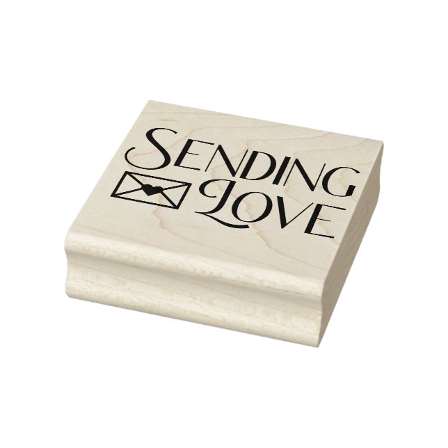 Sending Love  Rubber Stamp (Stamp)