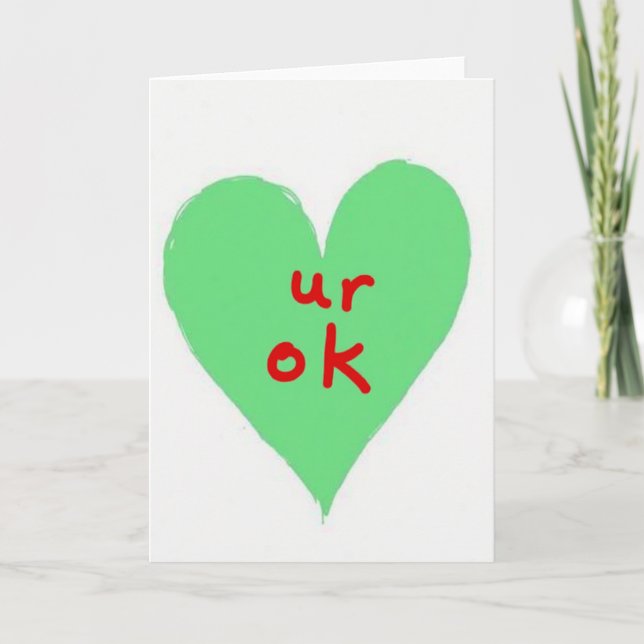 Sending Love You Are Okay Card (Front)
