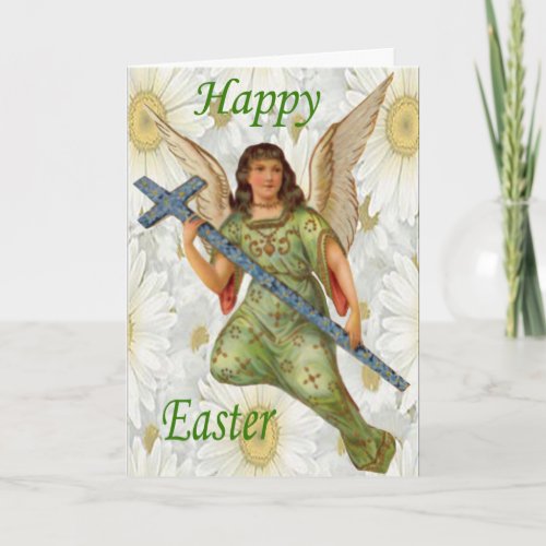 Sending Message Angel Easter Card