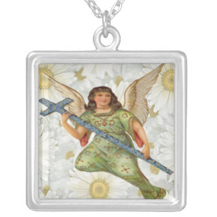 Sending Message Angel Necklace