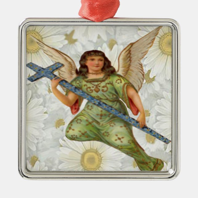 Sending Message Angel Ornament (Front)