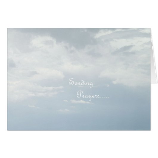 Sending Prayers Cards (Front Horizontal)