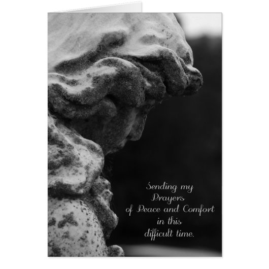 Sending Prayers of Peace and Comfort Cards (Front)