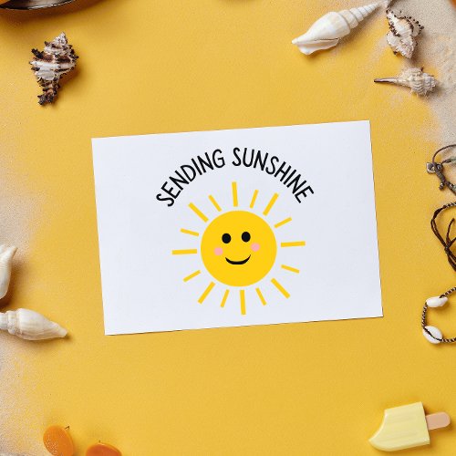 Sending Sunshine Folded Greeting Card