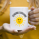 Sending Sunshine Mug<br><div class="desc">Send some sunshine with this adorable mug! Matching tissue paper,  wrapping paper,  cards,  and stickers available!</div>
