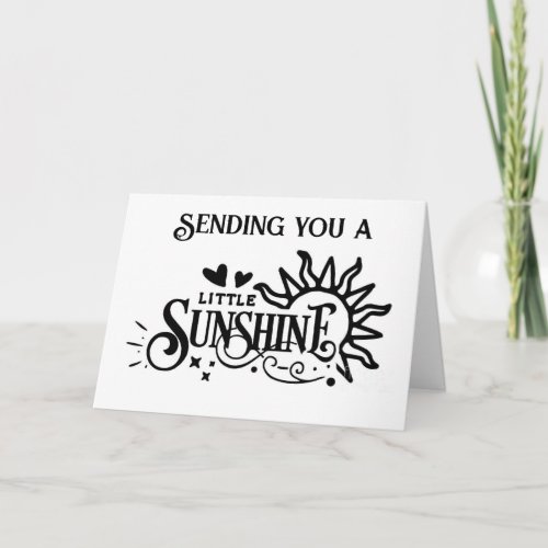 SENDING SUNSHINE ON YOUR 50th BIRTHDAY Card