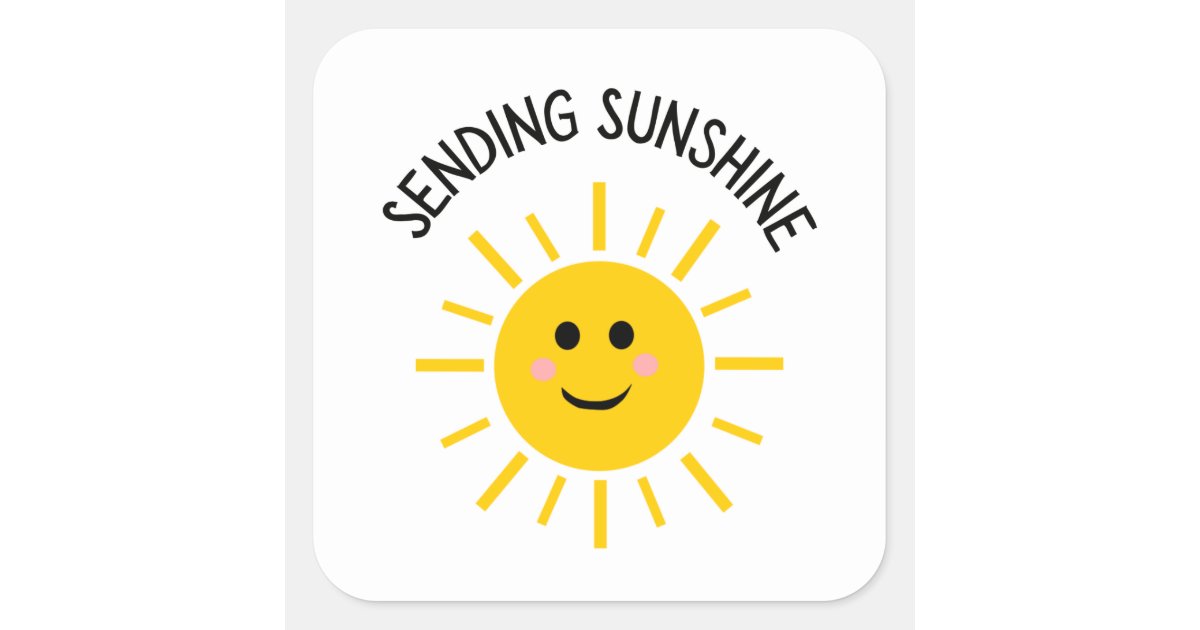 Be The Sunshine Reminder Transparent Sticker – Wish Upon Magic